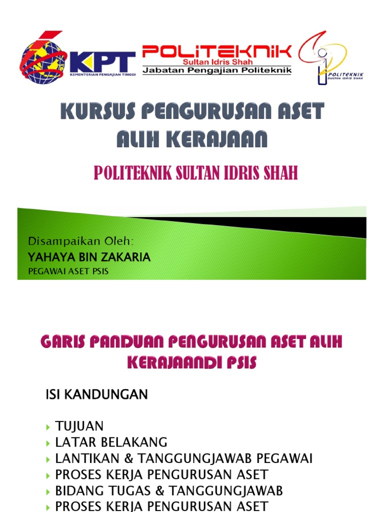 Buku Aset Alih Kerajaan
