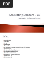 AS 22: Accounting for Income Taxes | PDF