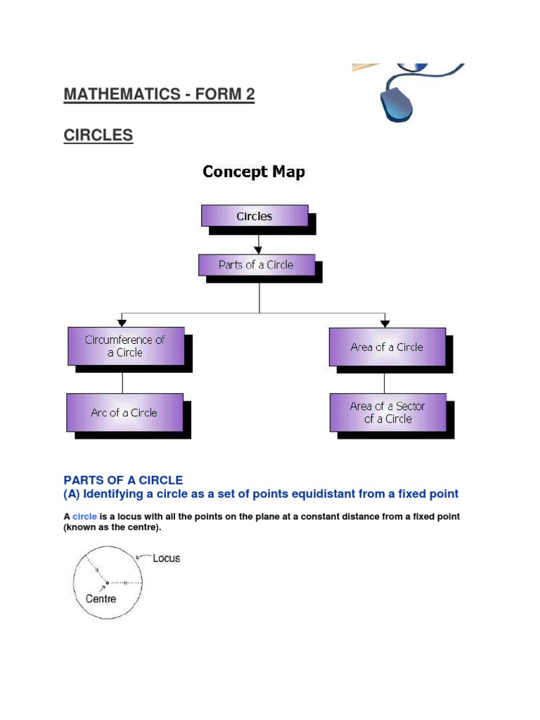 Circles Form 2 | PDF | Circle | Area