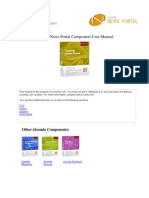 Ijoomla News Portal Component User Manual