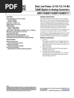 Dual, Low Power, 8-/10-/12-/14-Bit Txdac Digital-to-Analog Converters AD9714/AD9715/AD9716/AD9717