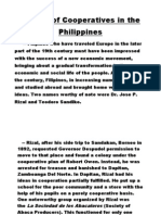 History of Cooperatives in The Pjilippines