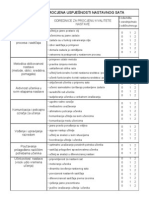 Pracenje I Procjena Uspsjesnosti Nastavno Sata