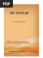 Ent scholar Volume 2 issue 1 2013