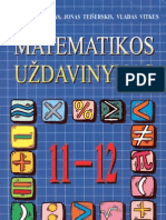 Matematikos Uzdavinynas 11-12 Klasei