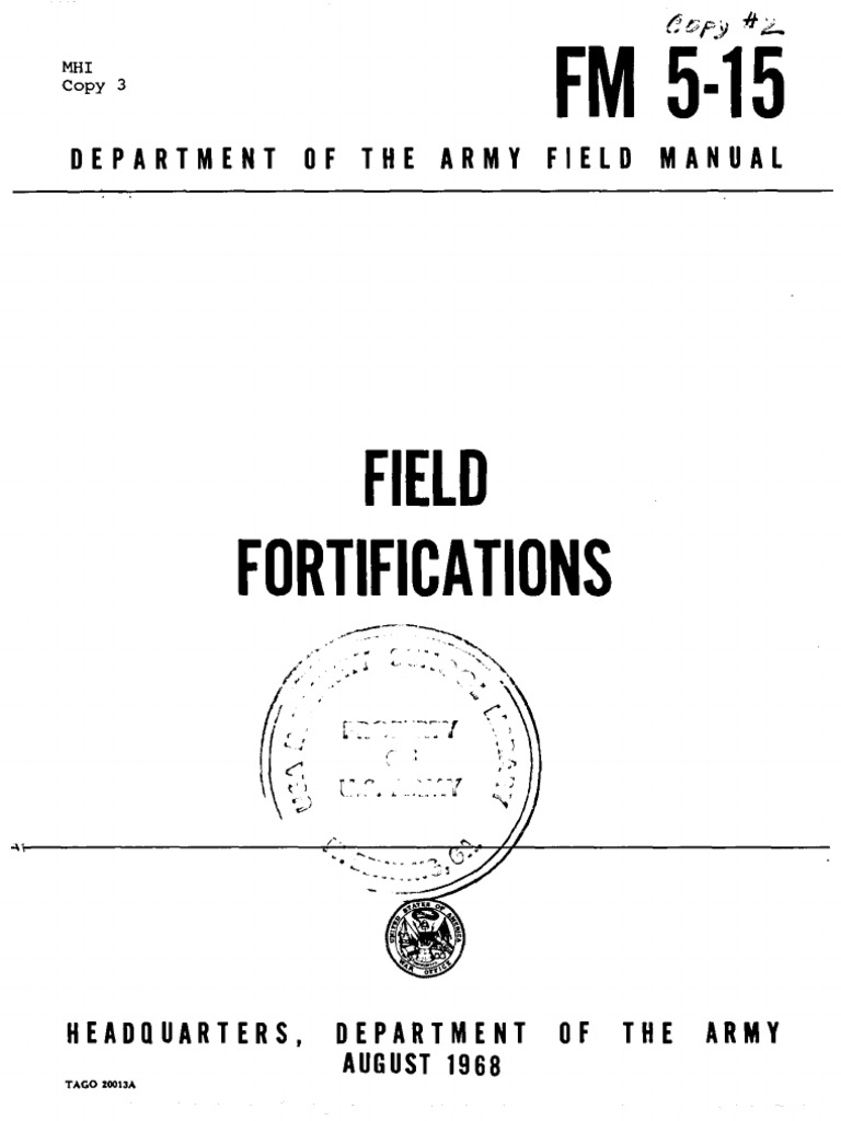 Field Manual | PDF | Fortification | Trench Warfare