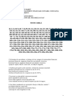 Facultatea De Finante Banci Si Contabilitate Teste Grila Pentru