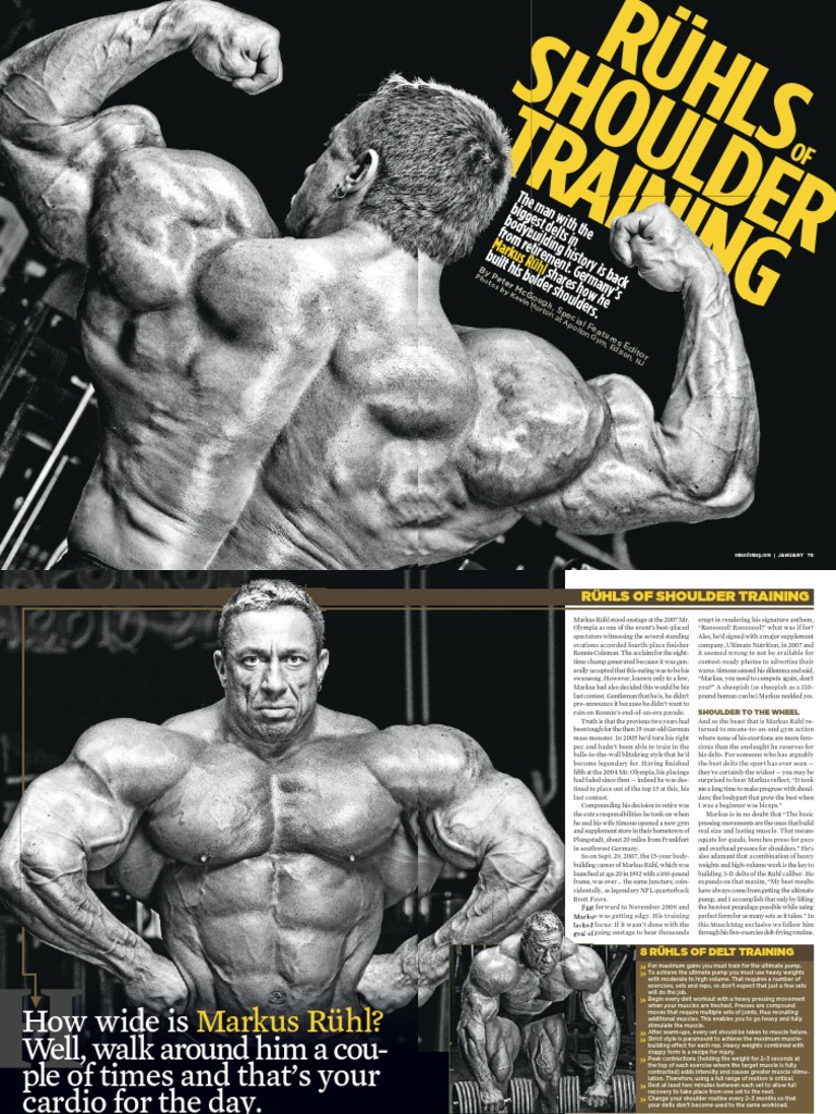 Markus-Ruhl - Shoulder Training | PDF | Recreation | Musculoskeletal System