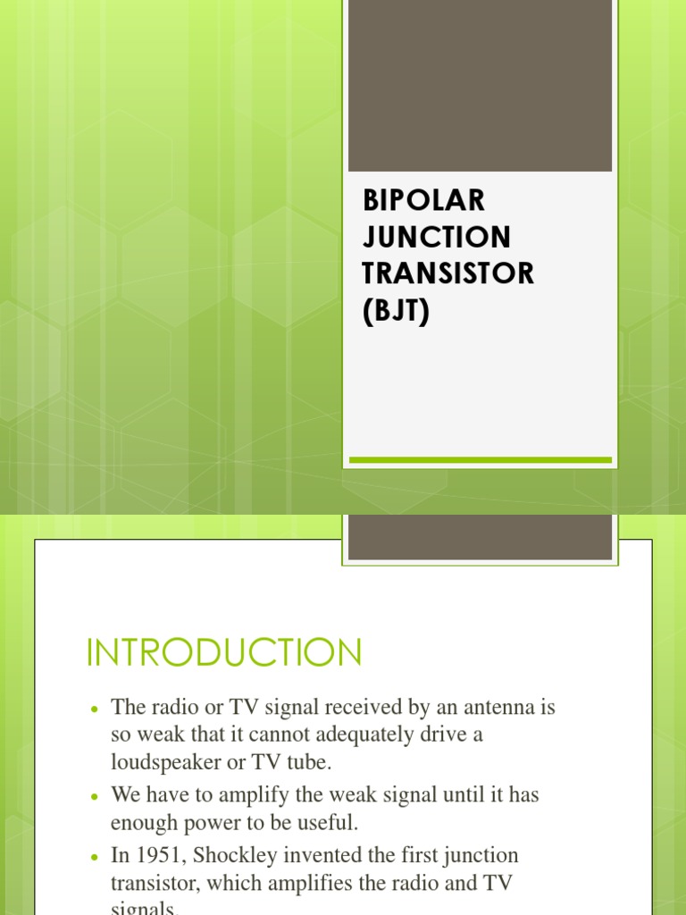 BJT biasing Bipolar Junction Transistor Transistor