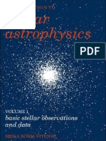 Introduction To Stellar Astrophysics