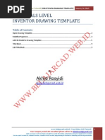 Download Belajar Inventor Drawing - Menggunakan existing template by Akhid Rosyidi SN121357637 doc pdf