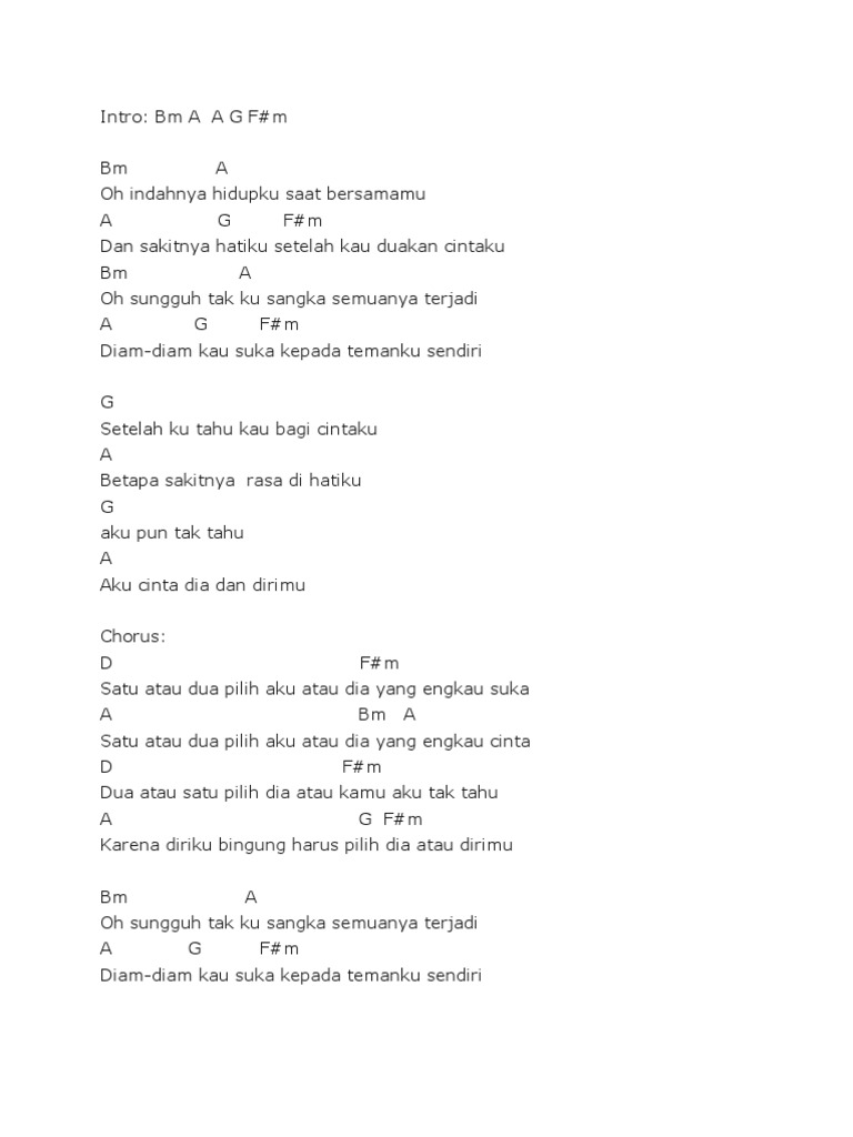 Lirik Lagu 1 Atau 2 Pdf