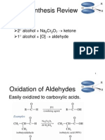 Synthesis Review: - Oxidation