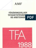  Försäkringsvillkor TFA 1988