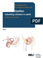 Evidence-Based Guidelines For Best Practice in Urological Health Care: Catherisation Indwelling Catheters in Adults (Urethral and Suprapubic)