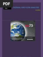 Download Unigraphics NX75 - Thermal and Flow Analysis by Bikash Chandra Sahoo SN121379230 doc pdf