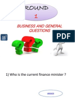 Round: Business and General Questions