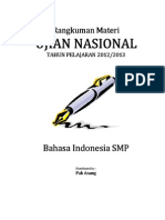 Rangkuman Materi UN Bahasa Indonesia SMP PDF