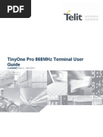 Telit TinyOnePro 868MHz Terminal User Guide r3