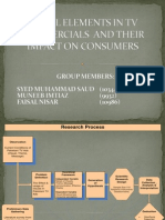 Visual Elements in TV Commercials and Their Impact On Consumers