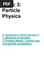 Edexcel GCE A2 Physics Unit 4 Topic 3 Particle Physics - Lesson Notes