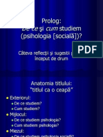 De Ce Si Cum Studiem Psihologia Sociala