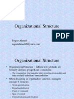 Organizational Behaviour Chapter 12 - Organizational Structure