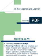 The Roles of The Teacher and Learner