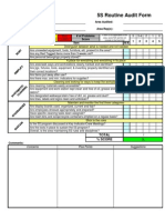 5S Audit form