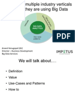 Big Data Use Cases for Different Verticals and Adoption Patterns - Impetus Webinar