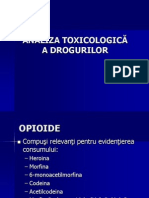 Analiza Toxicologica A Drogurilor