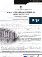 In3 Conference flyer 10-11 April