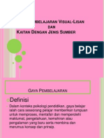 Gaya Pembelajaran Visual-Lisan