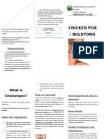 Chickenpox Pamphlet (Tagalog)