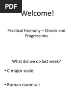 Practical Harmony - Chords and Progressions Lesson 2