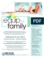 Equip The Family Workshop Weekend