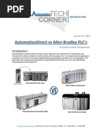 TechCorner 29 - AutomationDirect vs Allen Bradley PLC’sA head to head comparison