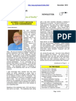 Human Calibration Article in ASQ newsletter 12-2012