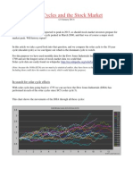 Solar Cycles and The Stock Market