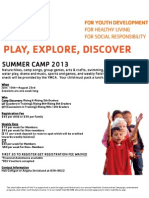 Play, Explore, Discover: Summer Camp 2013