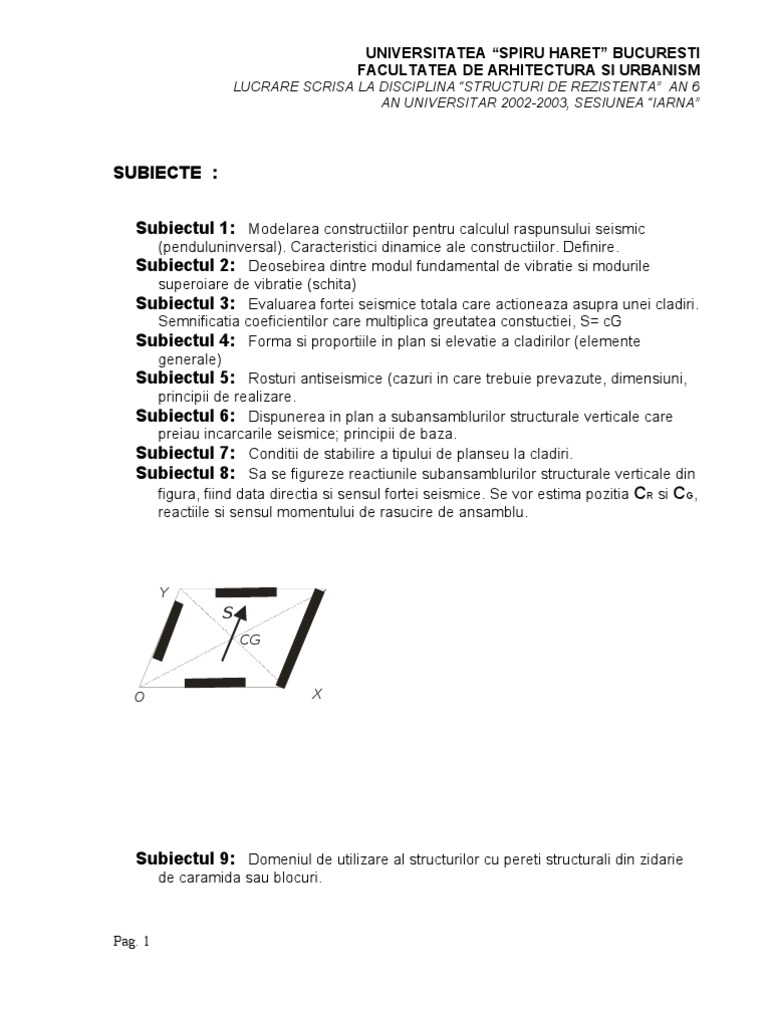 Structuri Arhitectura | PDF