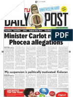 Minister Carlot Refutes Phocea Allegations: My Suspension Is Politically Motivated: Kaloran