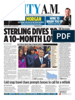 Tim Morgan: Sterling Dives To