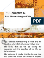 The Last Homecoming and Trial of Rizal