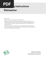 Asko D5424 Manual