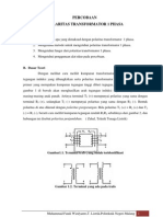 Cara Menentukan Polaritas Transformator 1 Fasa