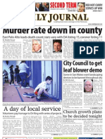 Murder Rate Down in County: Sseeccoonndd Tteerrmm