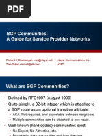 BGP Communities: A Guide For Service Provider Networks: Nlayer Communications, Inc. At&T