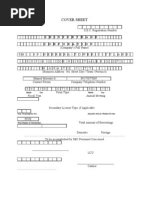 Sec Cover Sheet