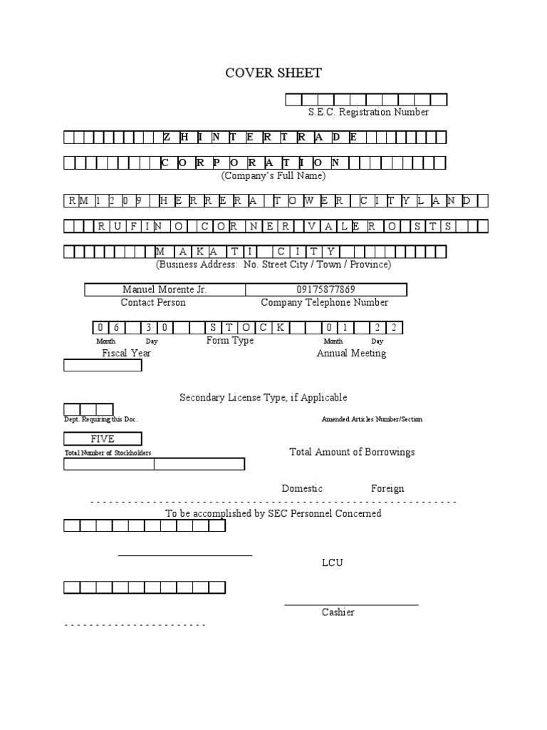 Sec Cover Sheet PDF Proxy Voting Board Of Directors